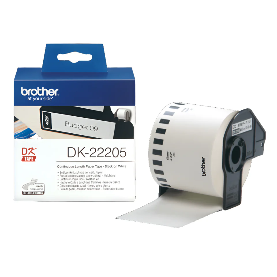 באנדל מדפסת מדבקות Brother QL-1100 + 3 גלילי מדבקה DK-22205 - Image 4